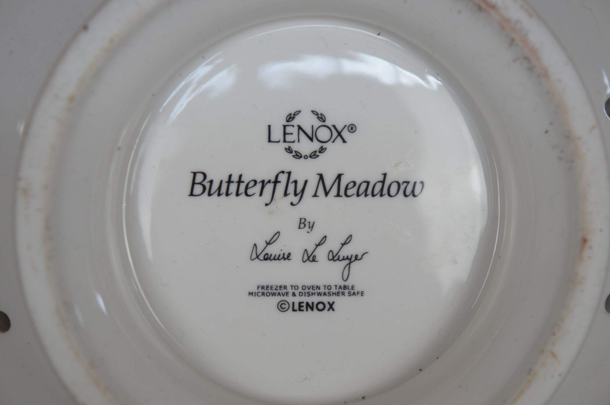 Lenox Butterfly Meadow Berry Bowl Colander - 10 inch retailer - RARE!